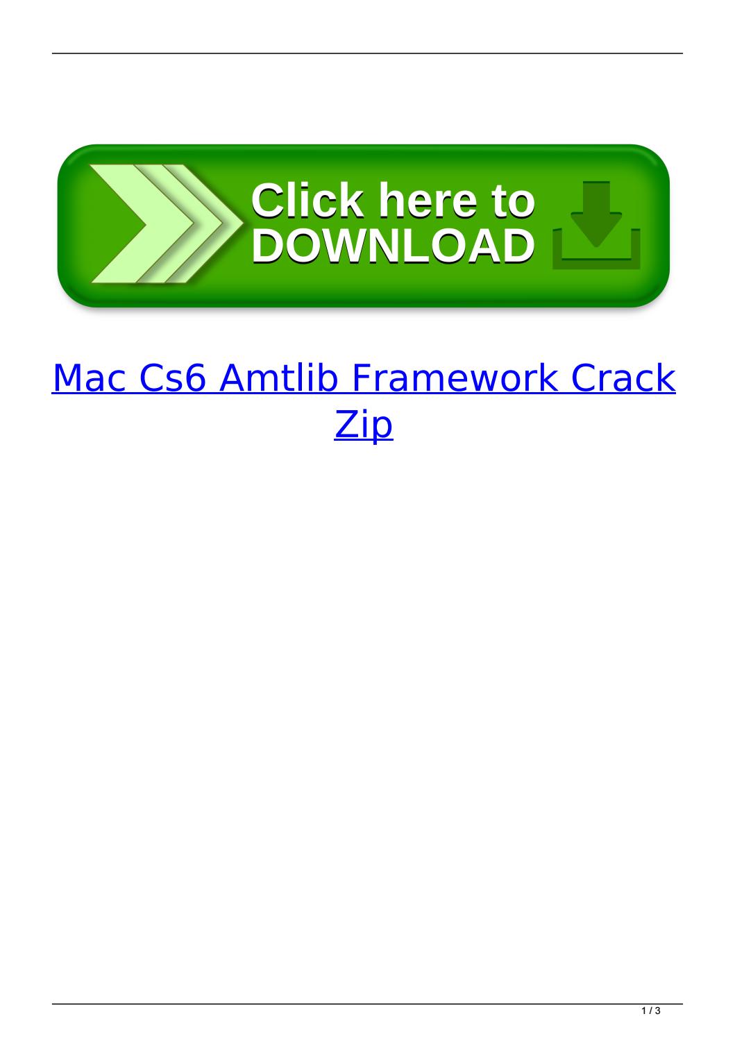 Amtlib framework cc cracked for mac